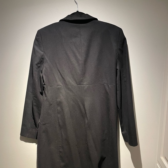 Vintage Black Wool Jacket / Coat from Ports International - Picture 10 of 11